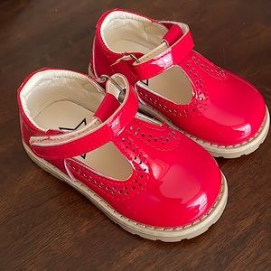 MG Baby Size 7 Red Mary Jane Shoes